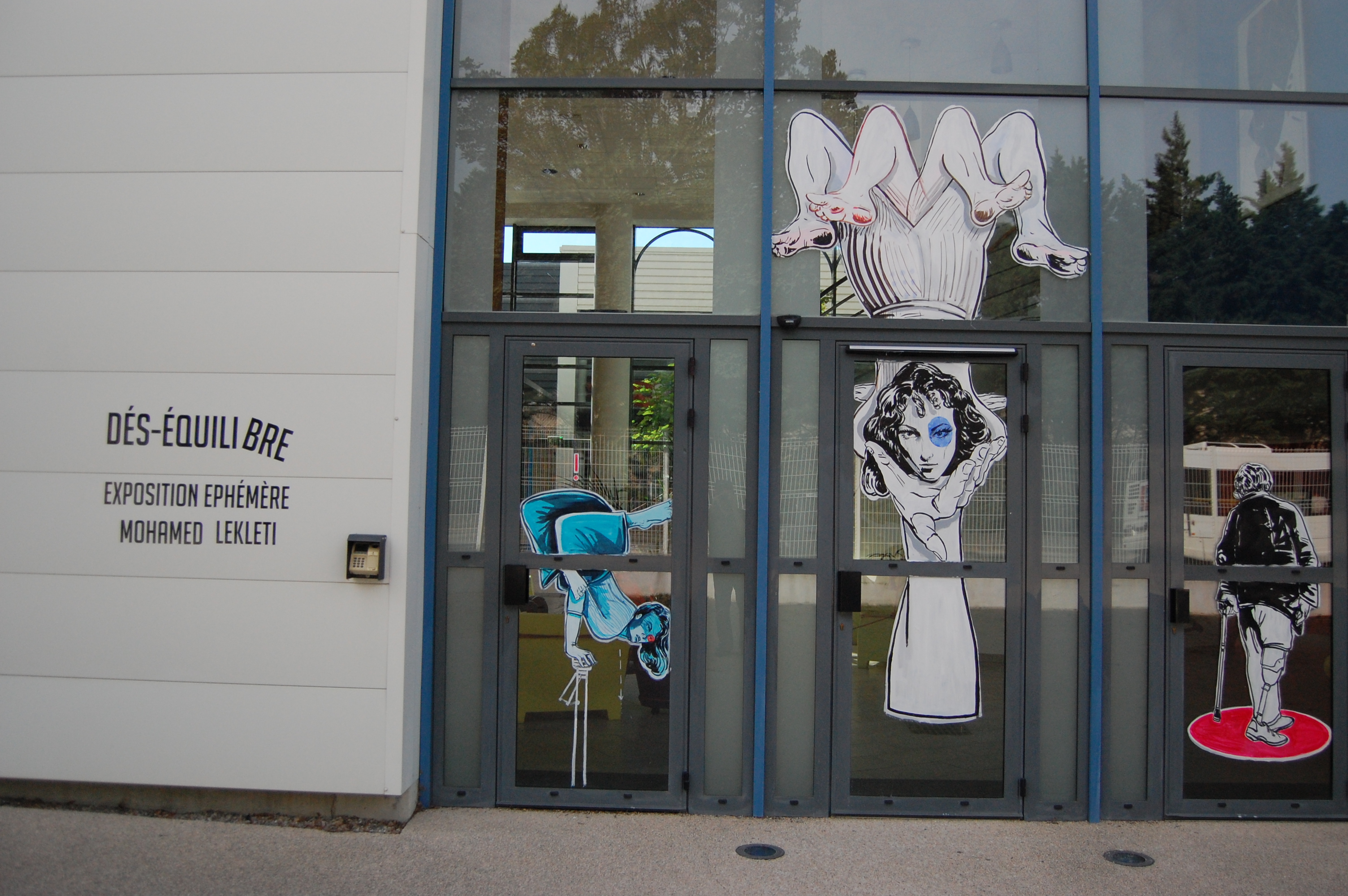 Dés-équilibre - oeuvre éphémère - Valence - 2012