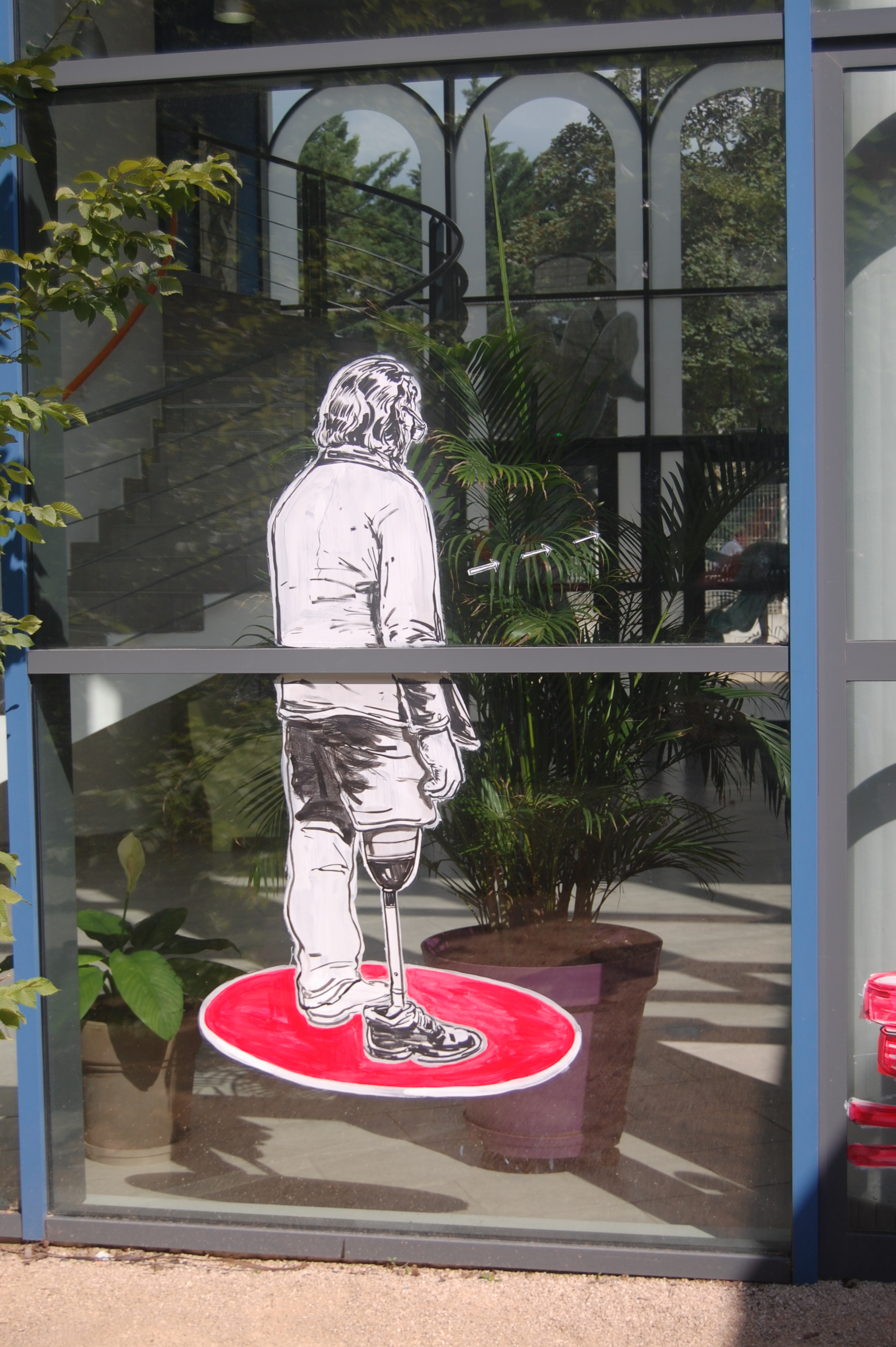 Dés-équilibre - oeuvre éphémère - Valence - 2012