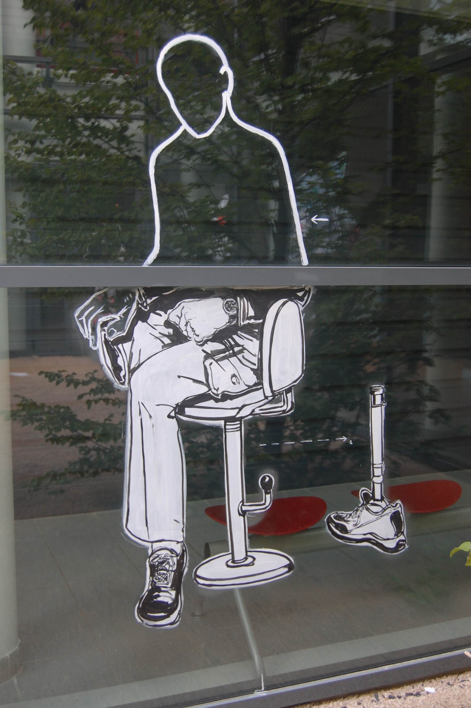 Dés-équilibre - oeuvre éphémère - Valence - 2012